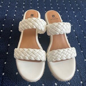 White Mountain Woven Wedges